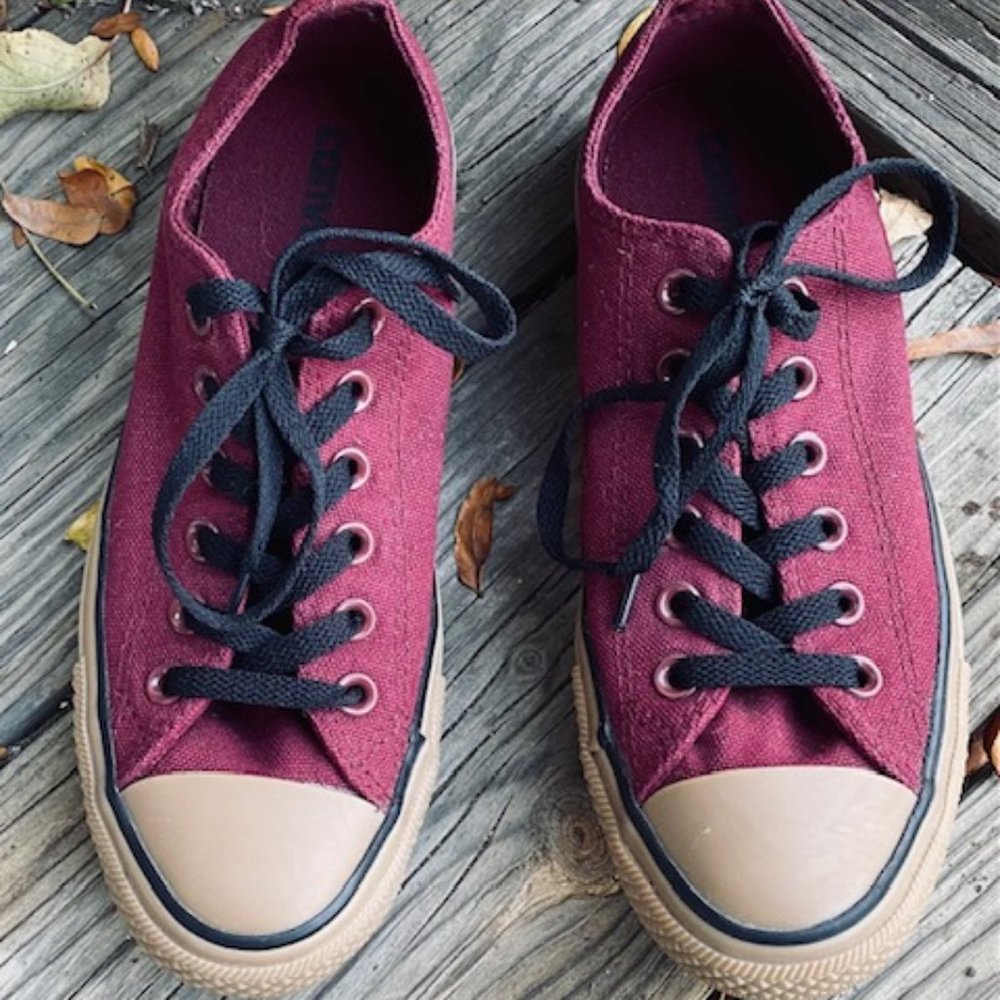 Converse All Star Canvas Low Oxheart w/Gum Bottom